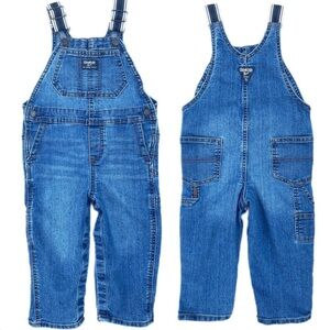 OshKosh B'gosh Dungarees Kids Baby Blue Stretch
Denim Overalls 24months